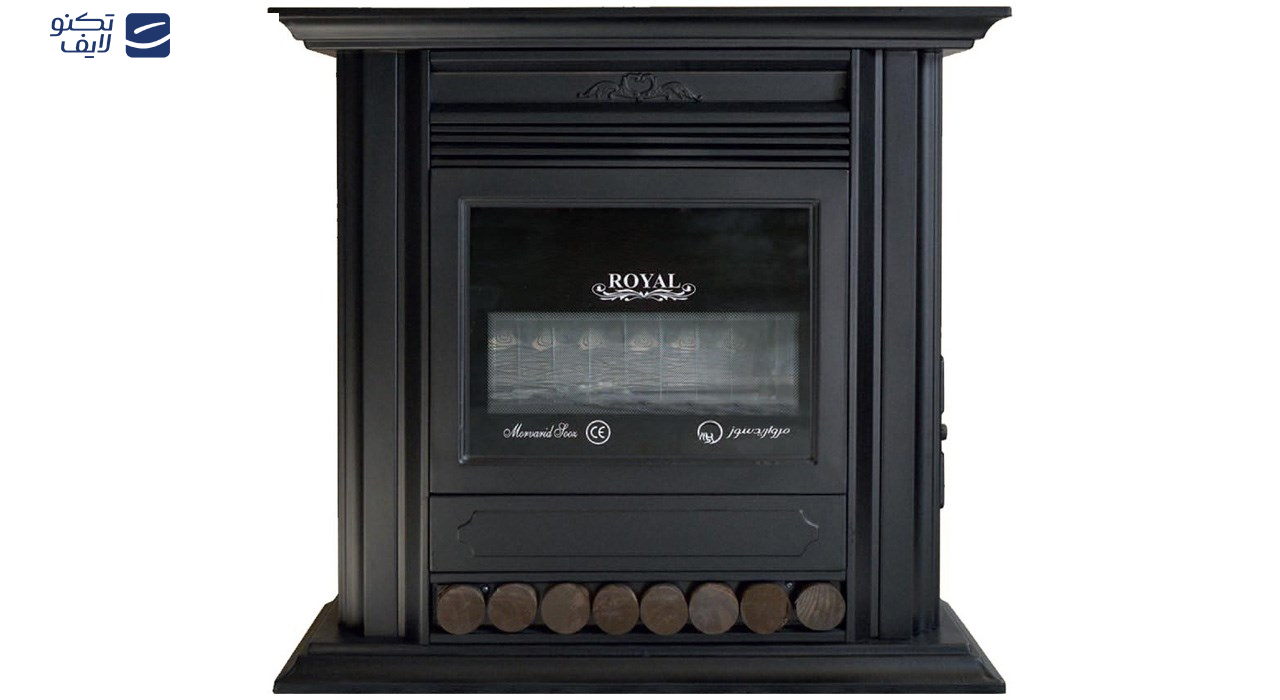 بخاری گازی مروارید سوز شرق طرح Royal Fireplace مدل 25000