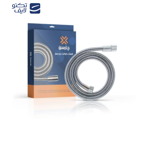 شلنگ توالت چارسو مدل ریزبافت برنجی CH شلنگ توالت چارسو مدل ریزبافت برنجی CH