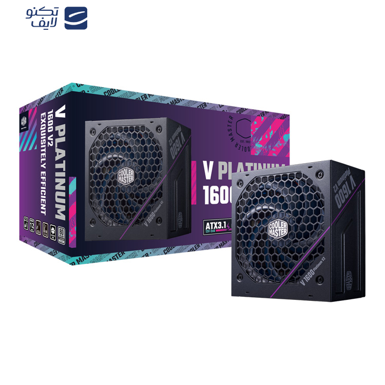 منبع تغذیه کامپیوتر کولر مستر مدل V 1600 Platinum V2 ATX 3.1 منبع تغذیه کامپیوتر کولر مستر مدل V 1600 Platinum V2 ATX 3.1