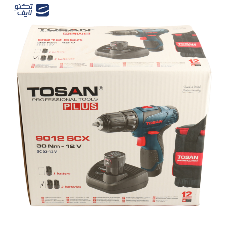 پیچ گوشتی شارژی توسن مدل 9012SCX پیچ گوشتی شارژی توسن مدل 9012SCX