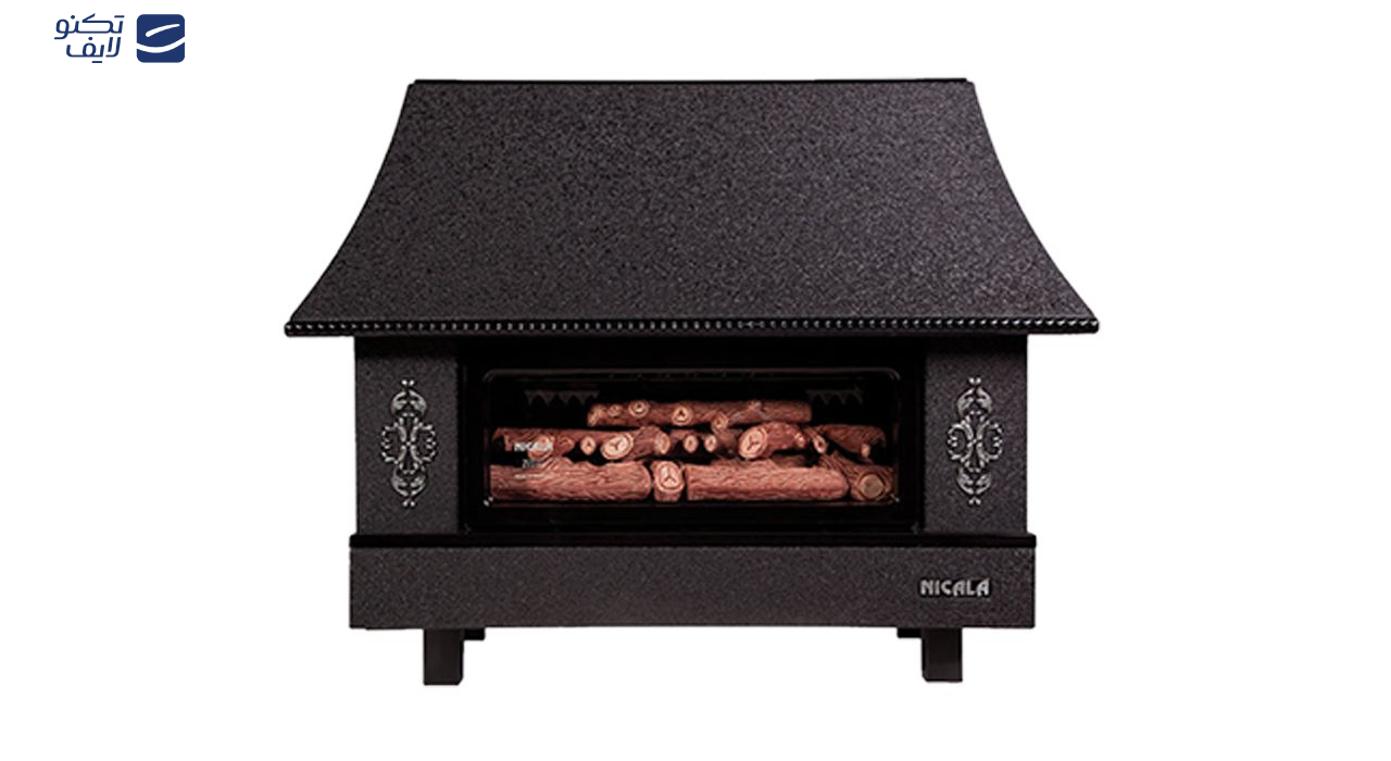 بخاری گازی شومینه ای نیک کالا مدل نفیس MC30