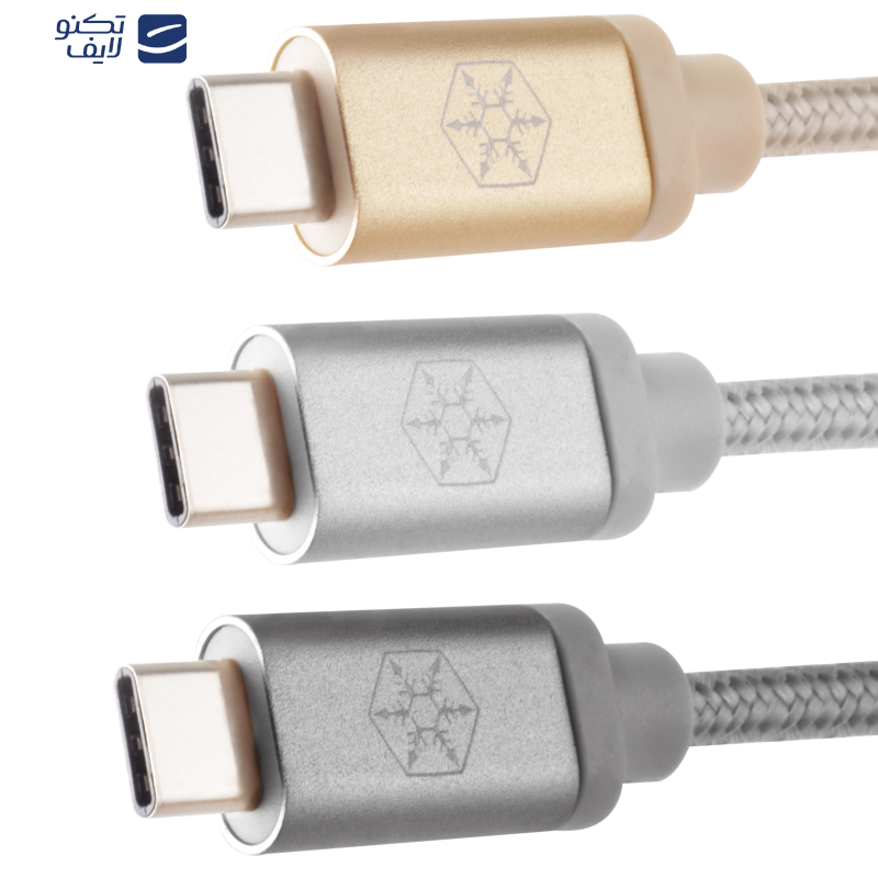 کابل تبدیل USB به USB-C سیلوراستون مدل CPU04 طول 1 متر کابل تبدیل USB به USB-C سیلوراستون مدل CPU04 طول 1 متر