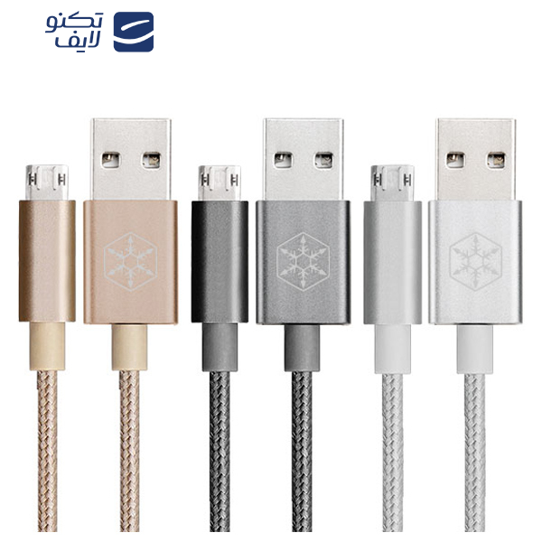 کابل تبدیل USB به Micro USB سیلوراستون مدل CPU01 طول 0.5 متر کابل تبدیل USB به Micro USB سیلوراستون مدل CPU01 طول 0.5 متر