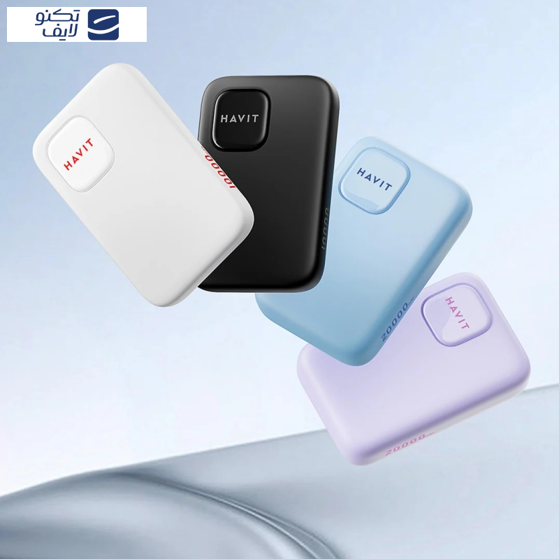 پاوربانک هویت مدل PB34 ظرفیت 20000 میلی‌آمپر ساعت