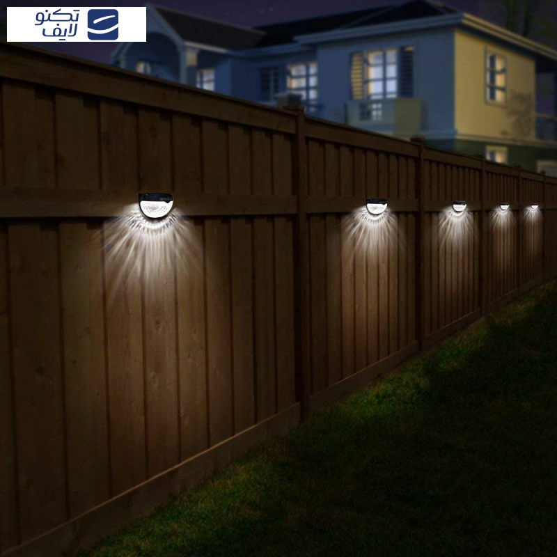 چراغ دیواری خورشیدی مدل Solonix-6F بسته 2 عددی چراغ دیواری خورشیدی مدل Solonix-6F بسته 2 عددی