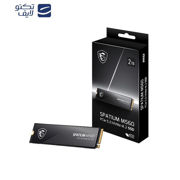 اس اس دی اینترنال PCIe 5.0 ام اس آی مدل  MSI SPATIUM M560  ظرفیت یک ترابایت
