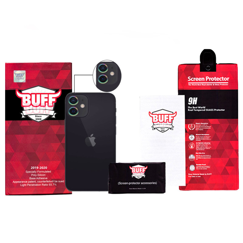 محافظ لنز دوربین گوشی اپل iphone 12 mini بوف مدل CLRfilm  محافظ لنز دوربین گوشی اپل iphone 12 mini بوف مدل CLRfilm