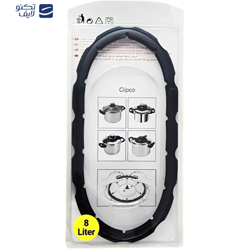 واشر زودپز مدل کنگره ای مناسب برای زودپز تفال 8 لیتری