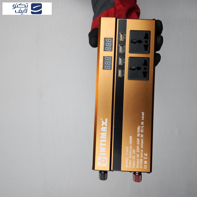 مبدل برق خودرو صنعتی اینتیمکث کد 1103 ظرفیت 3000 وات مبدل برق خودرو صنعتی اینتیمکث کد 1103 ظرفیت 3000 وات