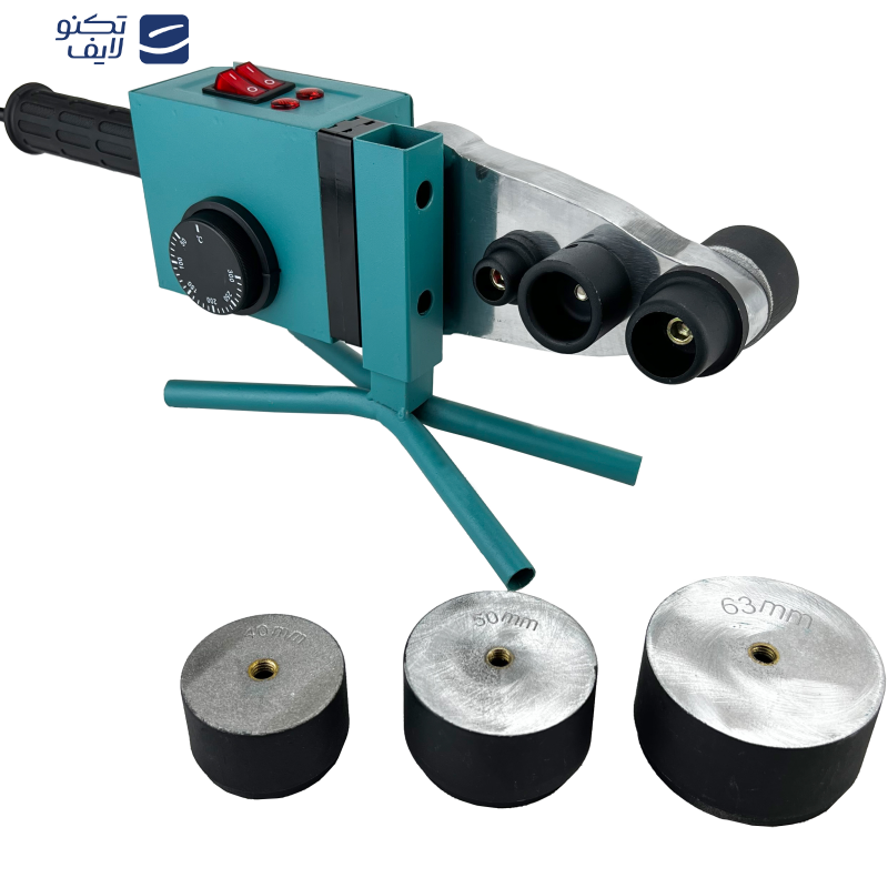 دستگاه جوش لوله پلیمری پاور اکشن مدل TW 1700 مجموعه 11 عددی دستگاه جوش لوله پلیمری پاور اکشن مدل TW 1700 مجموعه 11 عددی