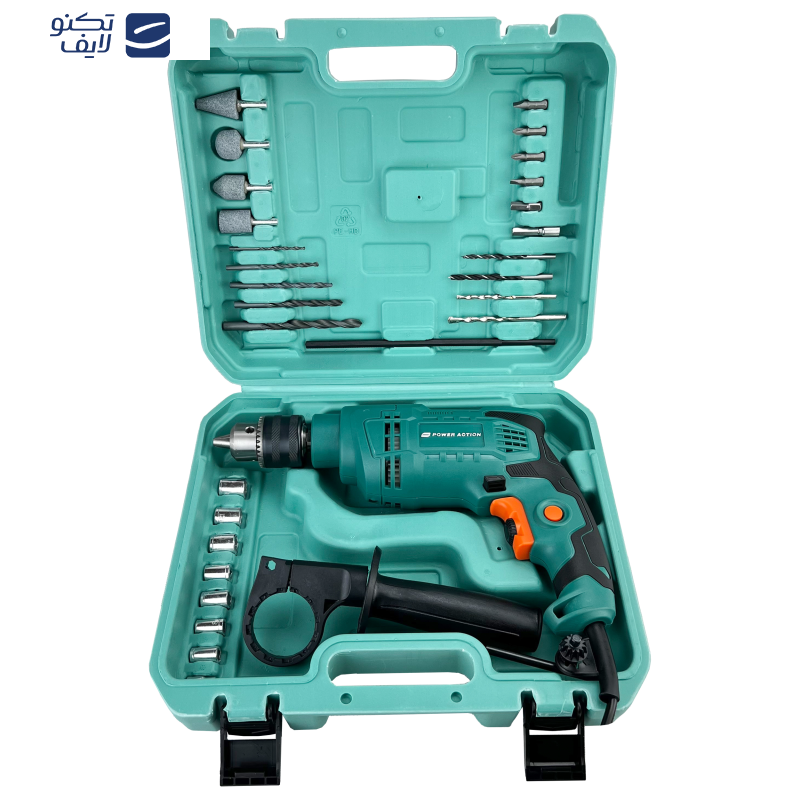 مجموعه 30 عددی دریل چکشی پاور اکشن مدل ID 750-C