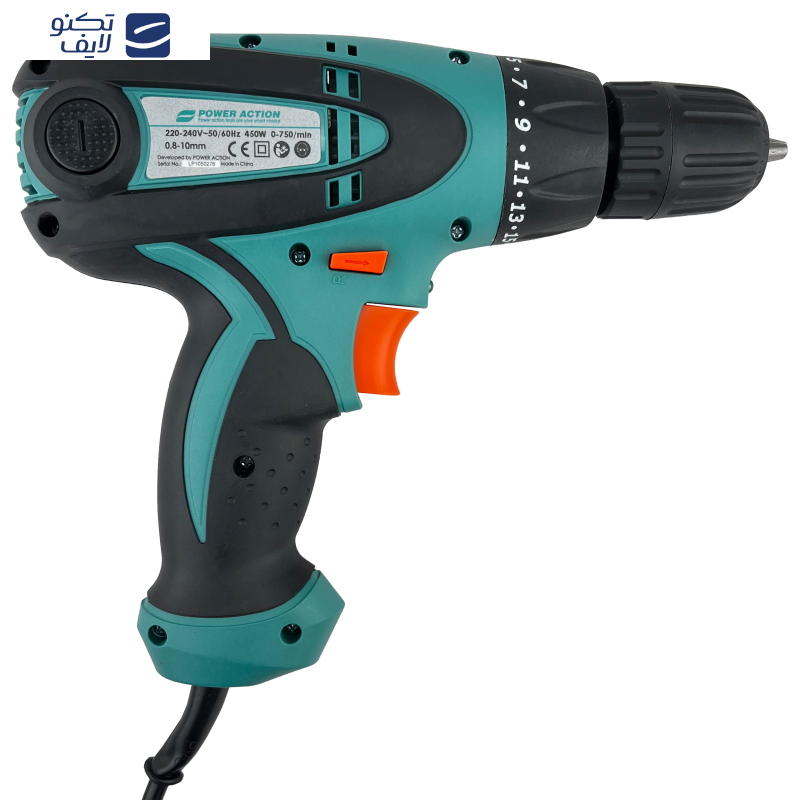 پیچ گوشتی برقی پاور اکشن مدل HD 450 پیچ گوشتی برقی پاور اکشن مدل HD 450