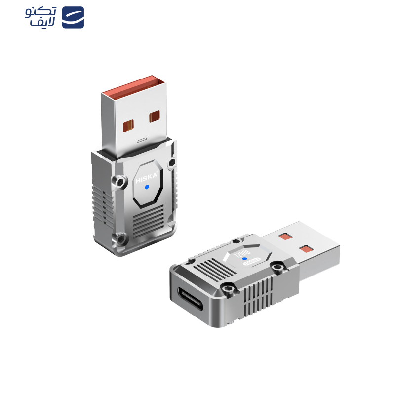 مبدل USB OTG به USB-C هیسکا مدل H9 مبدل USB OTG به USB-C هیسکا مدل H9