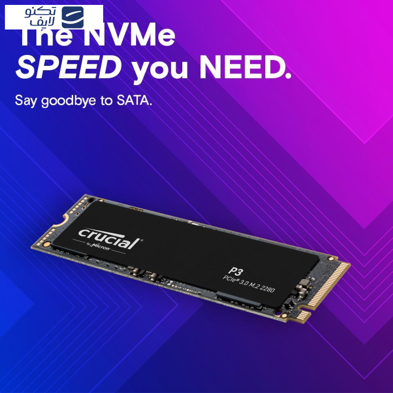 اس اس دی اینترنال کروشیال مدل P3 PCIe M.2 2280 ظرفیت دو ترابایت اس اس دی اینترنال کروشیال مدل P3 PCIe M.2 2280 ظرفیت دو ترابایت