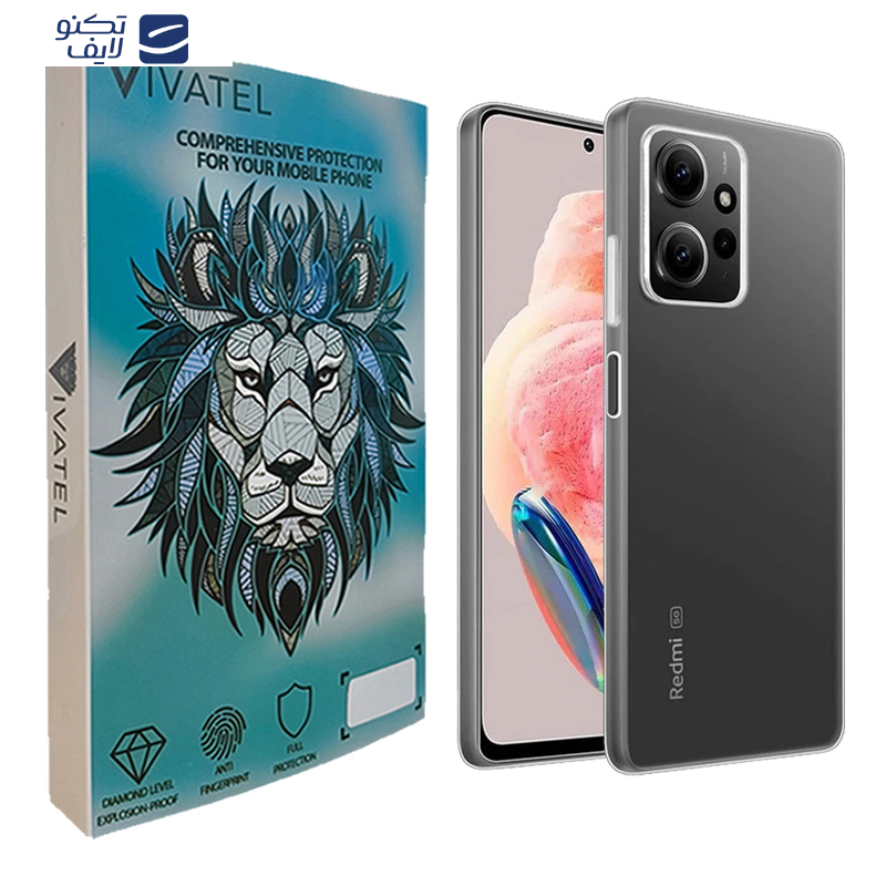 کاور ویواتل مدل Transparent مناسب برای گوشی موبایل شیائومی Redmi Note 12 4G کاور ویواتل مدل Transparent مناسب برای گوشی موبایل شیائومی Redmi Note 12 4G