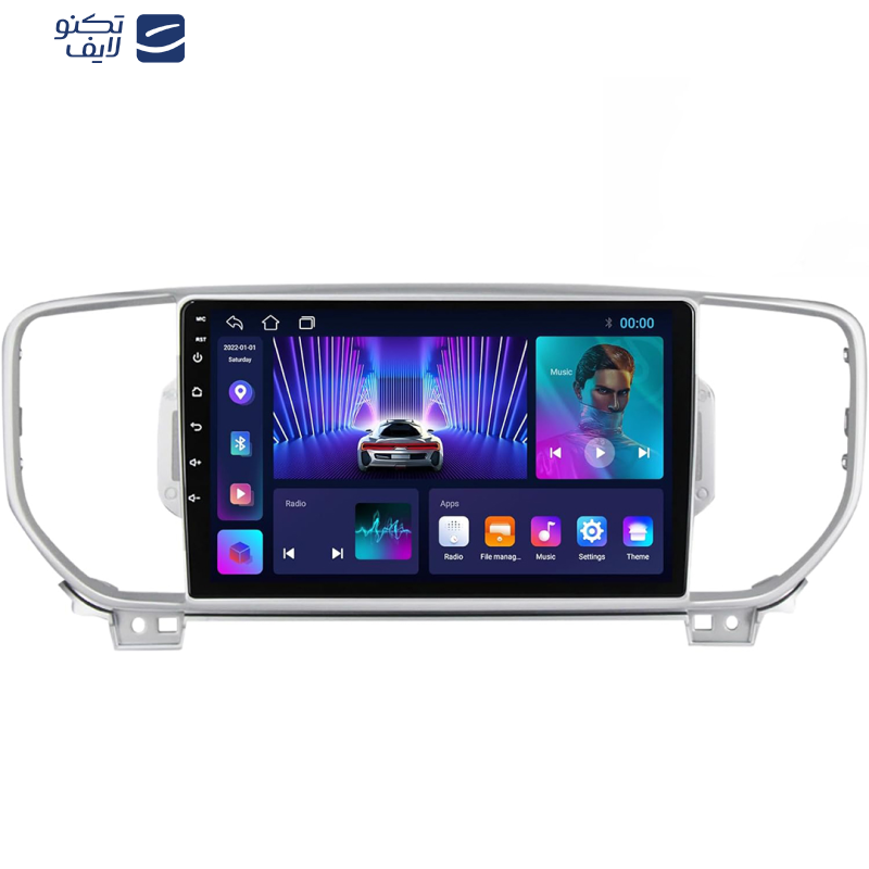 پخش کننده اندروید خودرو مدل Burmester مناسب برای کیا اسپرتیج 2017