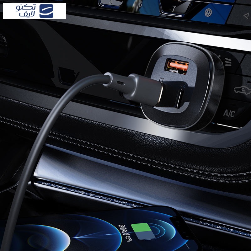 شارژر فندکی 36 وات سه پورت ایس فست مدل B3 شارژر فندکی 36 وات سه پورت ایس فست مدل B3