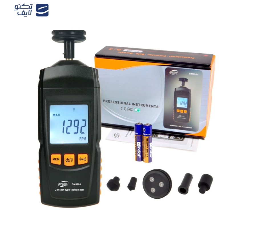 دور سنج مکانیکی بنتک مدل GM8906 دور سنج مکانیکی بنتک مدل GM8906