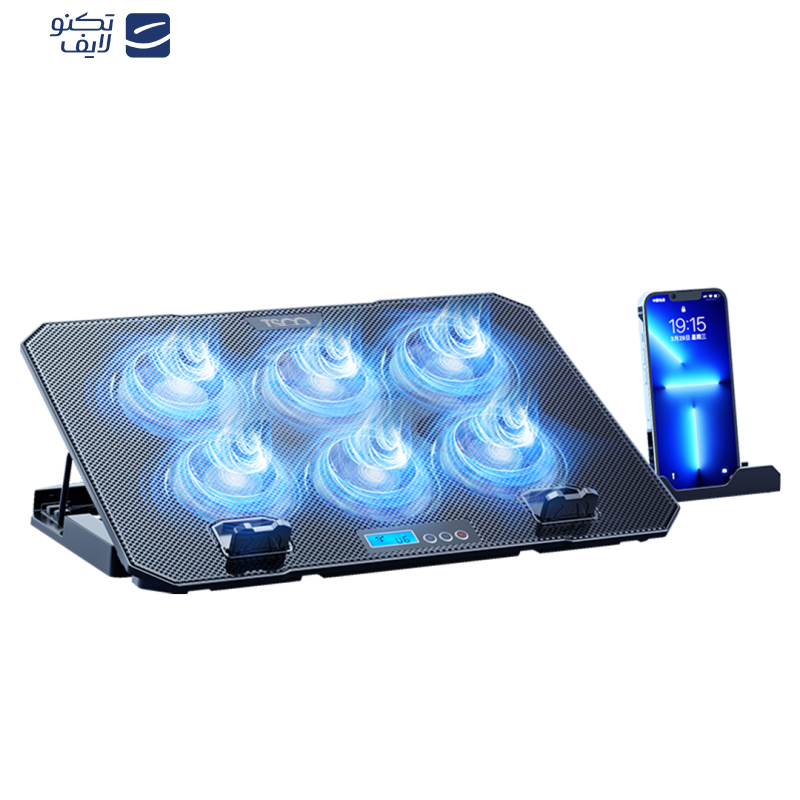 پایه خنک کننده لپ تاپ دارای پورت USB تسکو مدل TCLP 3112 با قابلیت تنظیم ارتفاع