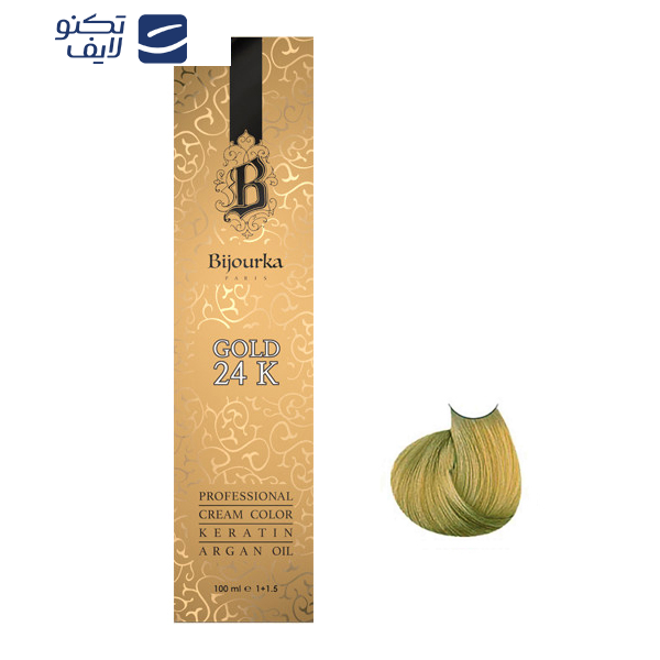 رنگ مو بیجورکا شماره 8/3 حجم 100 میلی لیتر رنگ زیتونی روشن