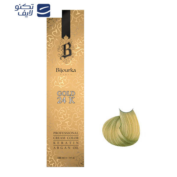 رنگ مو بیجورکا شماره 9/3 حجم 100 میلی لیتر رنگ زیتونی خیلی روشن