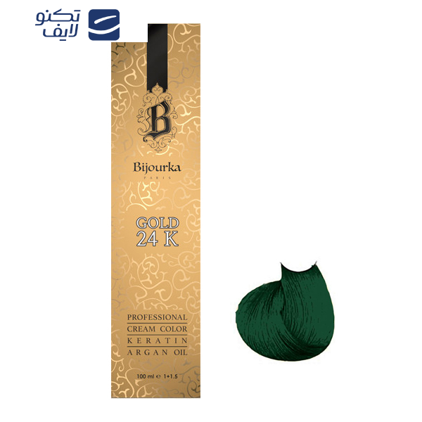 رنگ مو بیجورکا شماره 002 حجم 100 میلی لیتر رنگ واریاسیون سبز