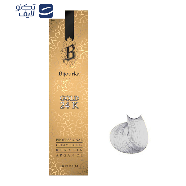 رنگ مو بیجورکا شماره BI5 حجم 100 میلی لیتر رنگ سربی