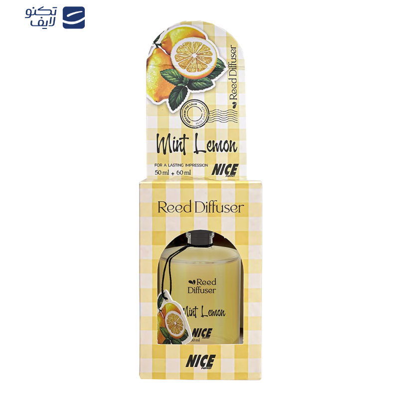 خوشبوکننده هوا نایس پاپت مدل Mint Lemon با رایحه لیمو حجم 50 میلی لیتر خوشبوکننده هوا نایس پاپت مدل Mint Lemon با رایحه لیمو حجم 50 میلی لیتر