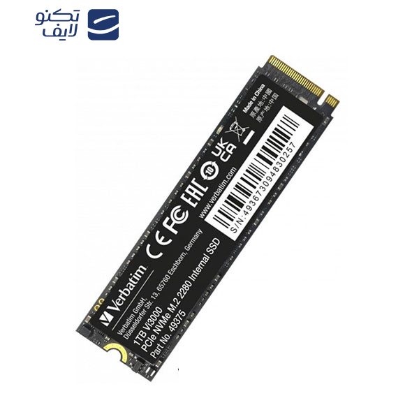 اس اس دی اینترنال PCIe Gen3 x4 ورباتیم مدل VI3000 ظرفیت 1 ترابایت اس اس دی اینترنال PCIe Gen3 x4 ورباتیم مدل VI3000 ظرفیت 1 ترابایت