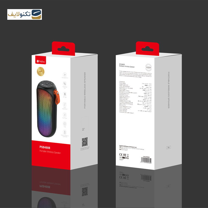 اسپیکر بلوتوثی قابل حمل پرووان مدل PSB4808 اسپیکر بلوتوثی قابل حمل پرووان مدل PSB4808