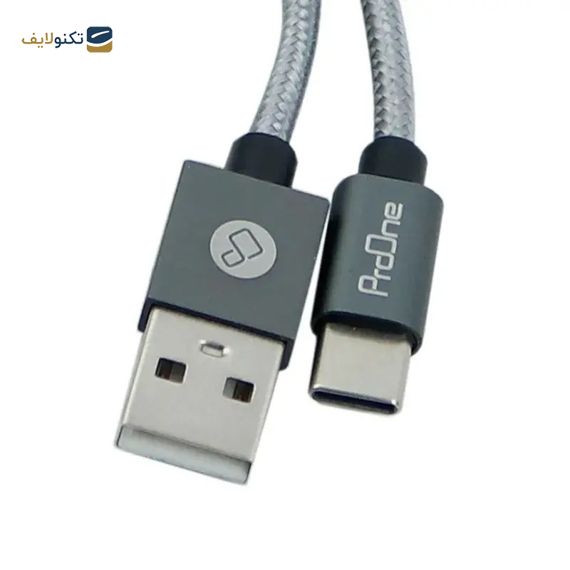 کابل تبدیل USB به USB-C پرووان مدل PCC185 طول 2 متر کابل تبدیل USB به USB-C پرووان مدل PCC185 طول 2 متر