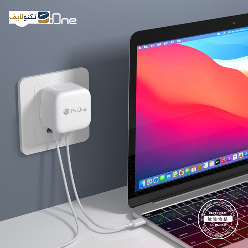 شارژر دیواری 40وات پرووان مدل PWC580 شارژر دیواری 40وات پرووان مدل PWC580
