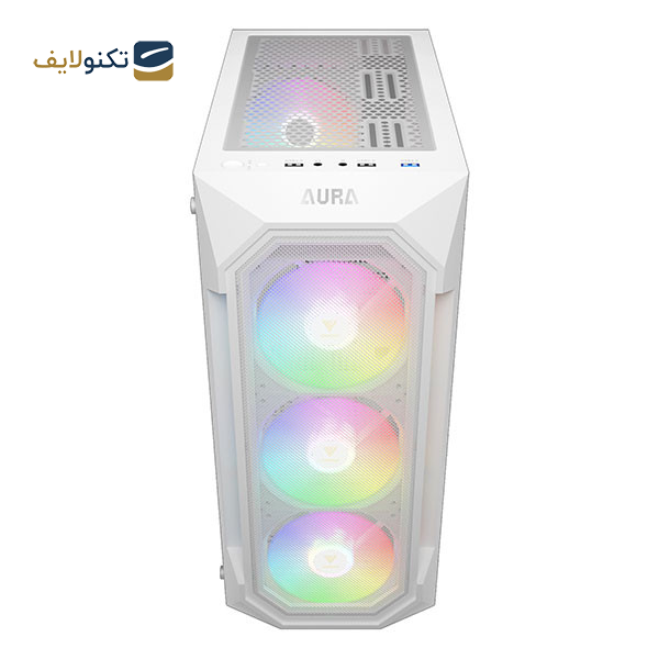 کیس کامپیوتر گیم دیاس مدل AURA GC1 ELITE WH کیس کامپیوتر گیم دیاس مدل AURA GC1 ELITE WH
