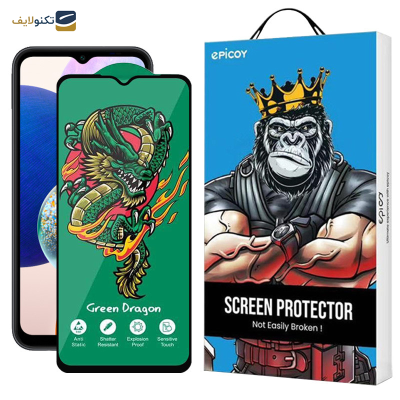 محافظ صفحه نمایش اپیکوی مدل Green Dragon ExplosionProof مناسب برای گوشی موبایل سامسونگ  Galaxy A14 4G/5G/ A13 4G/5G/ A23 4G/5G محافظ صفحه نمایش اپیکوی مدل Green Dragon ExplosionProof مناسب برای گوشی موبایل سامسونگ  Galaxy A14 4G/5G/ A13 4G/5G/ A23 4G/5G