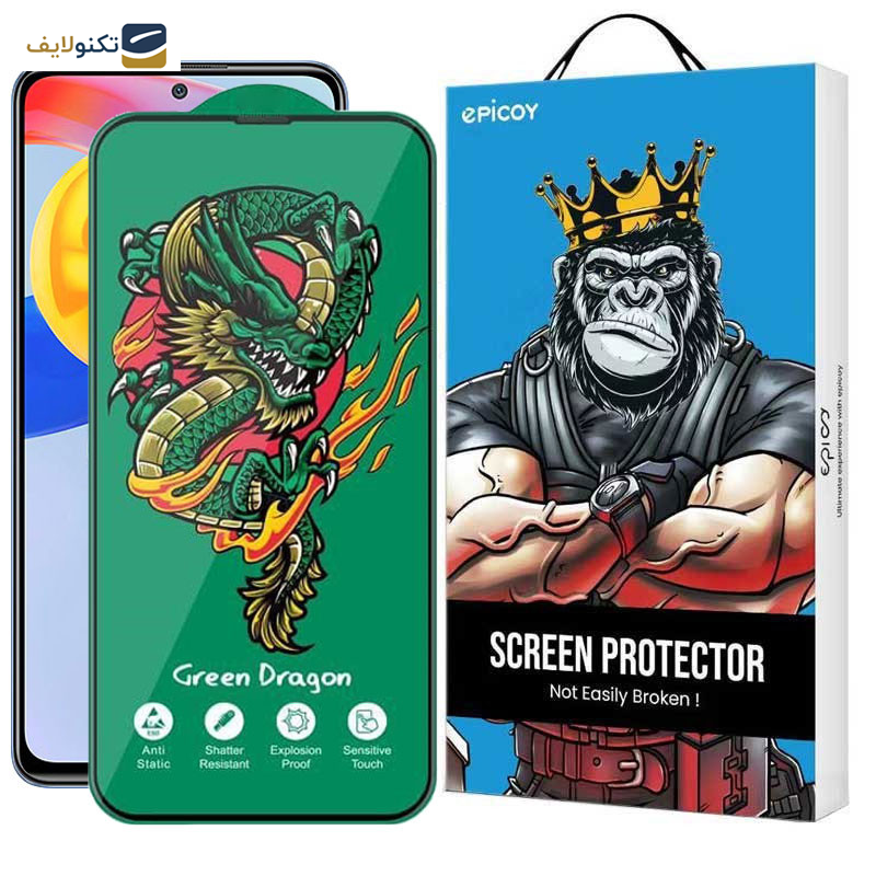 محافظ صفحه نمایش اپیکوی مدل Green Dragon ExplosionProof مناسب برای گوشی موبایل شیائومی Redmi Note 11 Pro 5G/4G / Note 11E Pro/ Note 11 Pro Plus 5G (China/India)/ Note 11 Pro 5G (China) محافظ صفحه نمایش اپیکوی مدل Green Dragon ExplosionProof مناسب برای گوشی موبایل شیائومی Redmi Note 11 Pro 5G/4G / Note 11E Pro/ Note 11 Pro Plus 5G (China/India)/ Note 11 Pro 5G (China)
