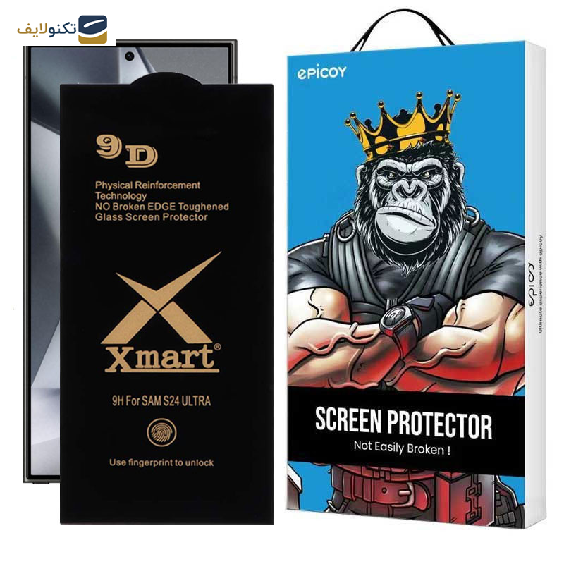 محافظ صفحه نمایش اپیکوی مدل Xmart 9D مناسب برای گوشی موبایل سامسونگ Galaxy S24 Ultra محافظ صفحه نمایش اپیکوی مدل Xmart 9D مناسب برای گوشی موبایل سامسونگ Galaxy S24 Ultra