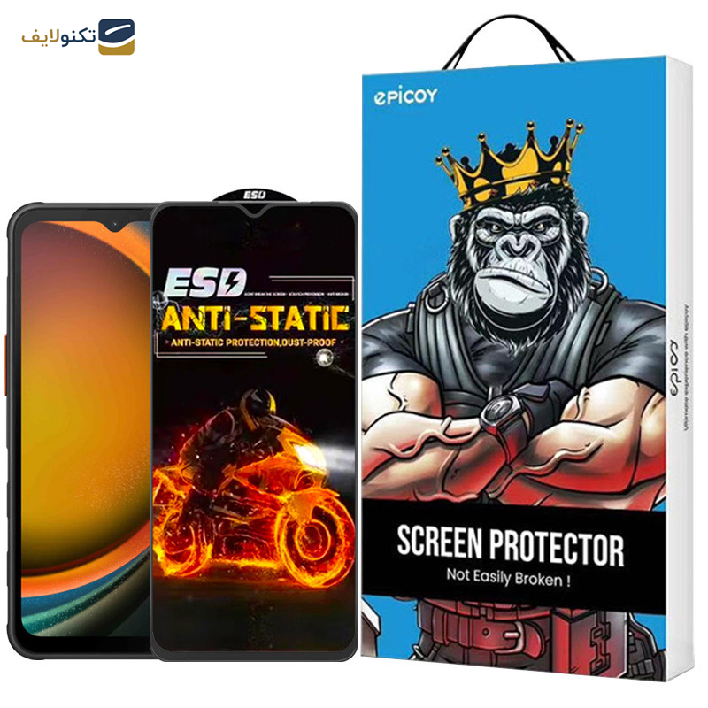 محافظ صفحه نمایش اپیکوی مدل Fiery-ESD مناسب برای گوشی موبایل سامسونگ Galaxy A14 4G/5G /Xcover7 محافظ صفحه نمایش اپیکوی مدل Fiery-ESD مناسب برای گوشی موبایل سامسونگ Galaxy A14 4G/5G /Xcover7