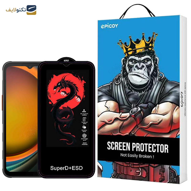 محافظ صفحه نمایش اپیکوی مدل Dragon ESD مناسب برای گوشی موبایل سامسونگ Galaxy A14 4G/5G /Xcover7 محافظ صفحه نمایش اپیکوی مدل Dragon ESD مناسب برای گوشی موبایل سامسونگ Galaxy A14 4G/5G /Xcover7