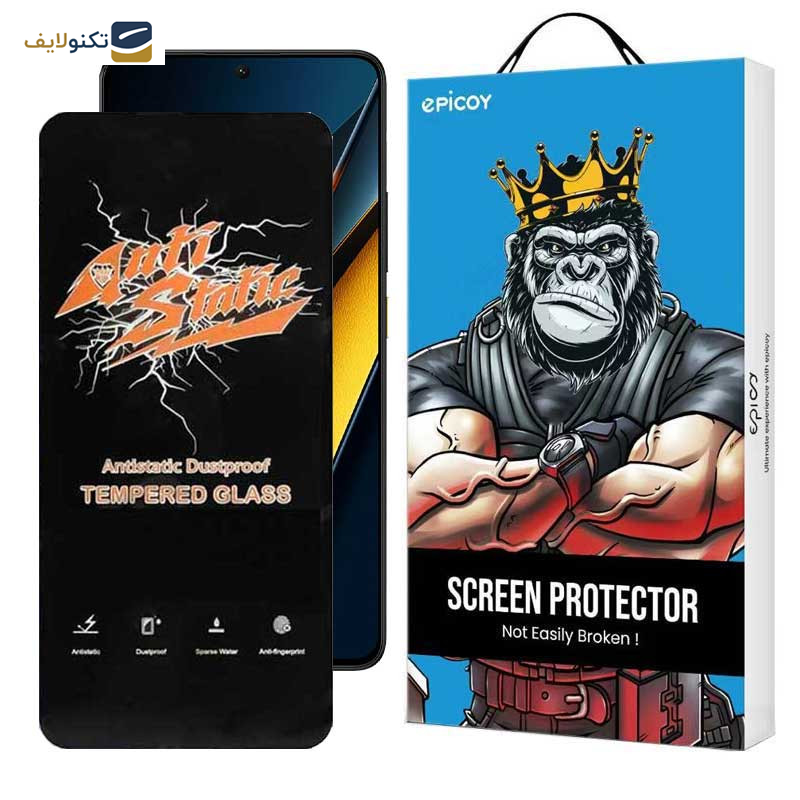 محافظ صفحه نمایش اپیکوی مدل Antistatic Dustproof مناسب برای گوشی موبایل شیائومی Poco X6 Pro 5G / Poco X6 5G / Poco M6 Pro 4G محافظ صفحه نمایش اپیکوی مدل Antistatic Dustproof مناسب برای گوشی موبایل شیائومی Poco X6 Pro 5G / Poco X6 5G / Poco M6 Pro 4G