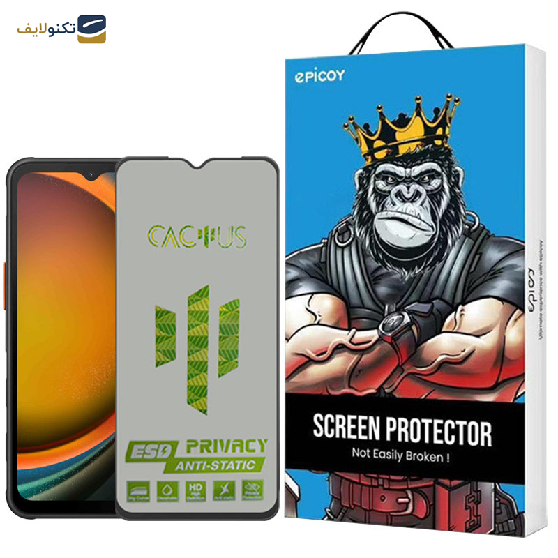 محافظ صفحه نمایش حریم شخصی اپیکوی مدل Cactus-ESD-Privacy مناسب برای گوشی موبایل سامسونگ Galaxy A14 4G/5G /Xcover7 محافظ صفحه نمایش حریم شخصی اپیکوی مدل Cactus-ESD-Privacy مناسب برای گوشی موبایل سامسونگ Galaxy A14 4G/5G /Xcover7