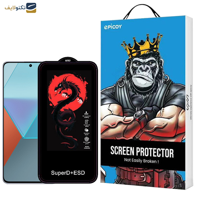 محافظ صفحه نمایش اپیکوی مدل Dragon ESD مناسب برای گوشی موبایل شیائومی Redmi Note 13 Pro 4G/5G /Note 13 4G/5G /Note 13R Pro محافظ صفحه نمایش اپیکوی مدل Dragon ESD مناسب برای گوشی موبایل شیائومی Redmi Note 13 Pro 4G/5G /Note 13 4G/5G /Note 13R Pro