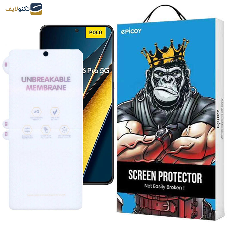 محافظ صفحه نمایش مات اپیکوی مدل Hyrogel-Matte مناسب برای گوشی موبایل شیائومی Poco X6 Pro/ X6/ M6 Pro/ Redmi Note 9s محافظ صفحه نمایش مات اپیکوی مدل Hyrogel-Matte مناسب برای گوشی موبایل شیائومی Poco X6 Pro/ X6/ M6 Pro/ Redmi Note 9s