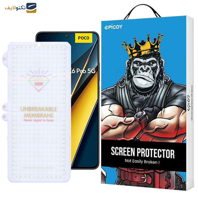 محافظ صفحه نمایش اپیکوی مدل Hydrogel مناسب برای گوشی موبایل شیائومی Poco X6 Pro/ X6 / M6 Pro / Mi 12 Pro محافظ صفحه نمایش اپیکوی مدل Hydrogel مناسب برای گوشی موبایل شیائومی Poco X6 Pro/ X6 / M6 Pro / Mi 12 Pro