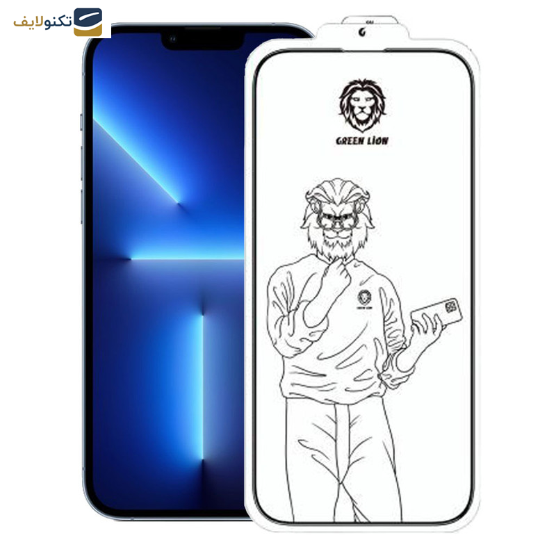 محافظ صفحه نمایش گرین لاین مدل Steve Clear مناسب برای گوشی موبایل اپل iPhone 13 Pro Max/ 14 Plus محافظ صفحه نمایش گرین لاین مدل Steve Clear مناسب برای گوشی موبایل اپل iPhone 13 Pro Max/ 14 Plus