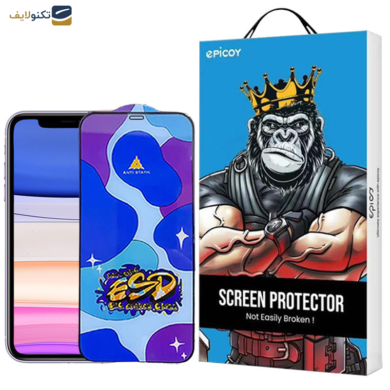 محافظ صفحه نمایش اپیکوی مدل Star ESD مناسب برای گوشی موبایل اپل iPhone 11/XR محافظ صفحه نمایش اپیکوی مدل Star ESD مناسب برای گوشی موبایل اپل iPhone 11/XR