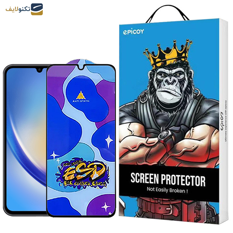 محافظ صفحه نمایش اپیکوی مدل Star ESD مناسب برای گوشی موبایل سامسونگ Galaxy A34 5G محافظ صفحه نمایش اپیکوی مدل Star ESD مناسب برای گوشی موبایل سامسونگ Galaxy A34 5G