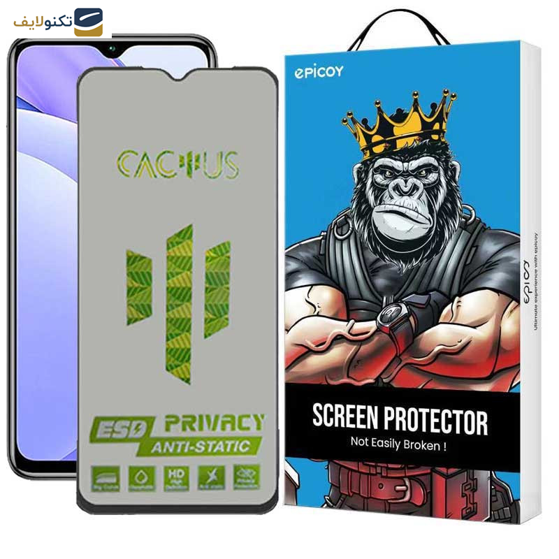 محافظ صفحه نمایش حریم شخصی اپیکوی مدل Cactus-ESD-Privacy مناسب برای گوشی موبایل شیائومی Redmi Note 9 4G / Note 8 Pro / 9 Power / 9 Prime / 9 / 10A محافظ صفحه نمایش حریم شخصی اپیکوی مدل Cactus-ESD-Privacy مناسب برای گوشی موبایل شیائومی Redmi Note 9 4G / Note 8 Pro / 9 Power / 9 Prime / 9 / 10A