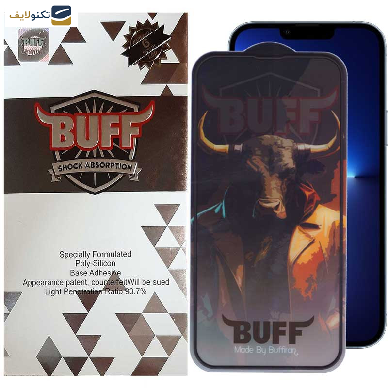 محافظ صفحه نمایش بوف مدل AirBag-Pro-G مناسب برای گوشی موبایل اپل iPhone 13 Pro Max / 14 Plus محافظ صفحه نمایش بوف مدل AirBag-Pro-G مناسب برای گوشی موبایل اپل iPhone 13 Pro Max / 14 Plus
