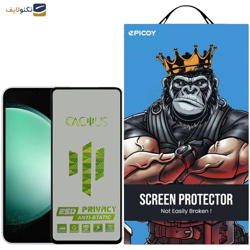 محافظ صفحه نمایش حریم شخصی اپیکوی مدل Cactus-ESD-Privacy مناسب برای گوشی موبایل سامسونگ Galaxy S23 FE/ A54 محافظ صفحه نمایش حریم شخصی اپیکوی مدل Cactus-ESD-Privacy مناسب برای گوشی موبایل سامسونگ Galaxy S23 FE/ A54