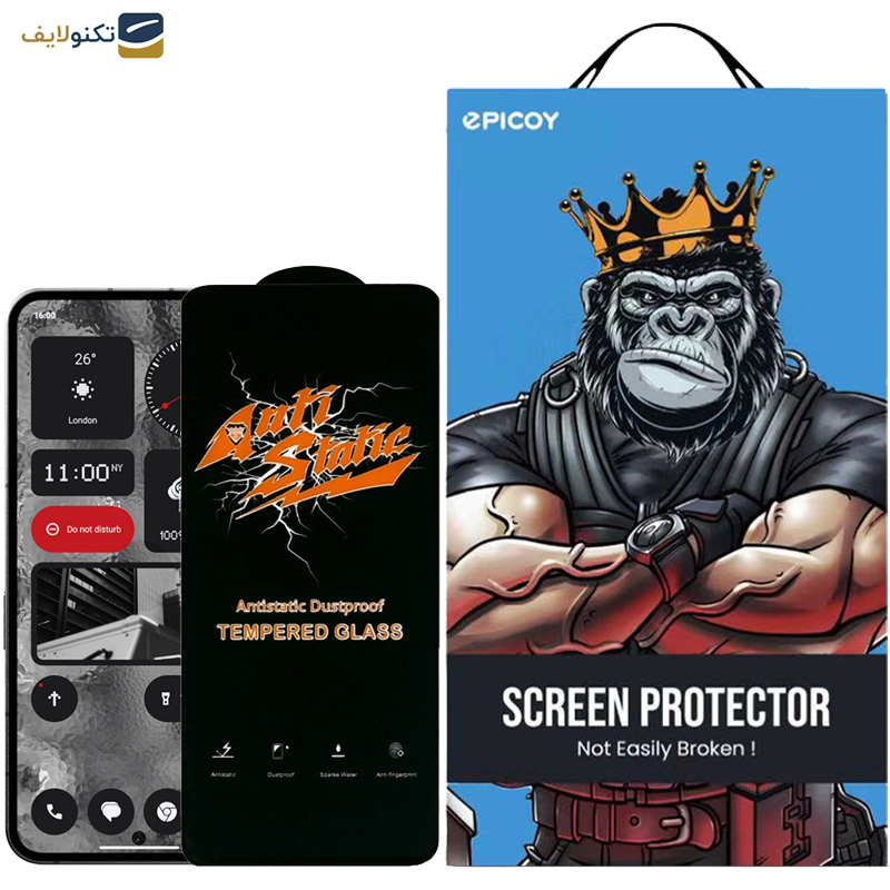 محافظ صفحه نمایش اپیکوی مدل Antistatic Dustproof مناسب برای گوشی موبایل ناتینگ Nothing Phone 2 محافظ صفحه نمایش اپیکوی مدل Antistatic Dustproof مناسب برای گوشی موبایل ناتینگ Nothing Phone 2